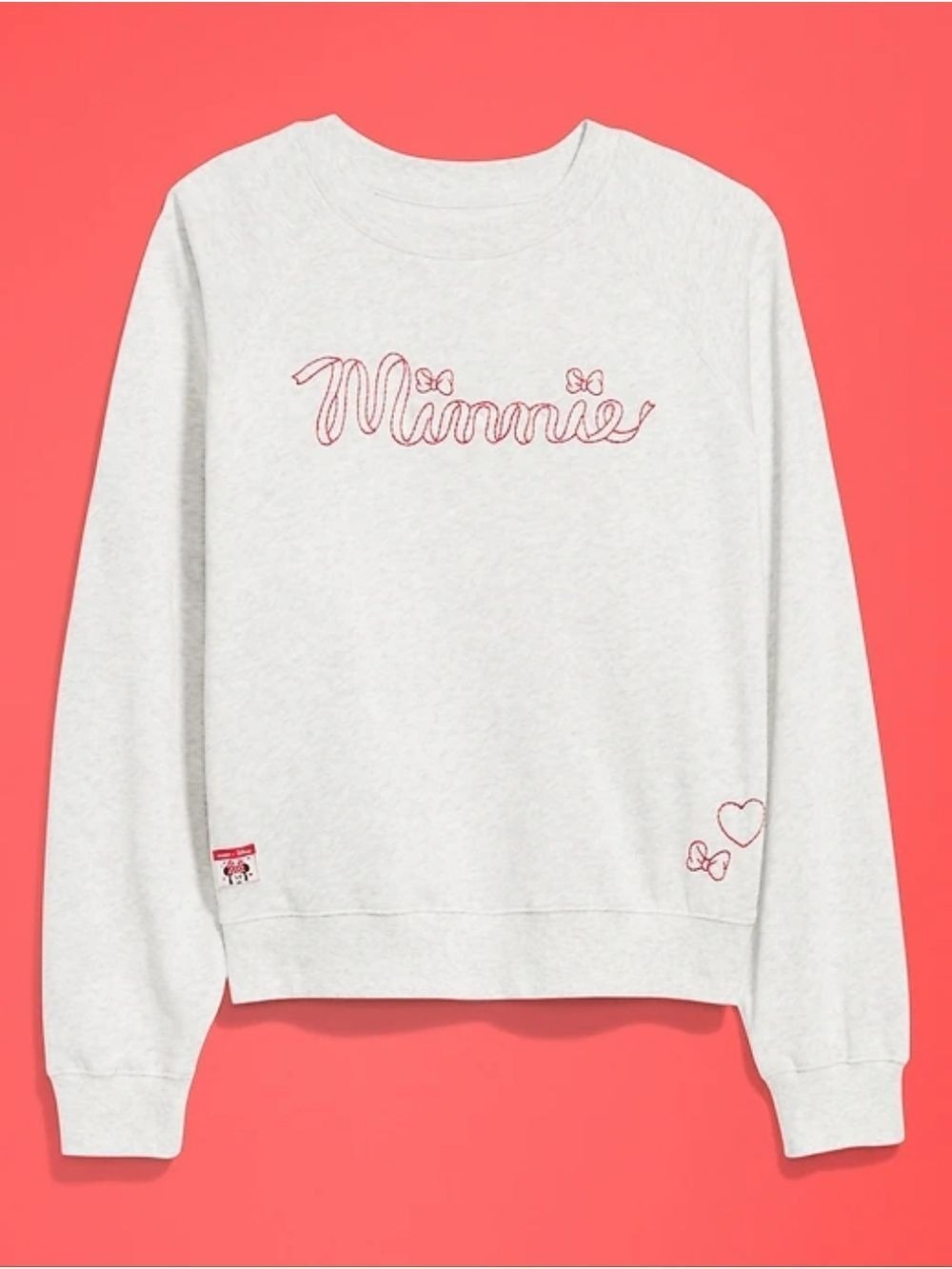 2X • Disney × Old Navy • Minnie Mouse SoComfy Oversized Graphic Crewneck